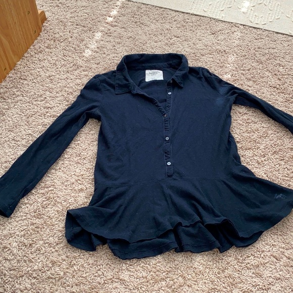 Abercrombie and Fitch Peplum Shirt - Picture 1 of 2